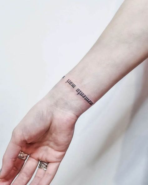 54 Bracelet Tattoos That Are Better Than Jewelry - Our Mindful Life Bracelet Tattoos With Names, Bracelet Tattoo For Man, Wrist Tattoos Words, Only Quote, Tattoo Words, Bracelet Tattoos, Small Symbol Tattoos, Mandala Hand Tattoos, Quote Bracelet