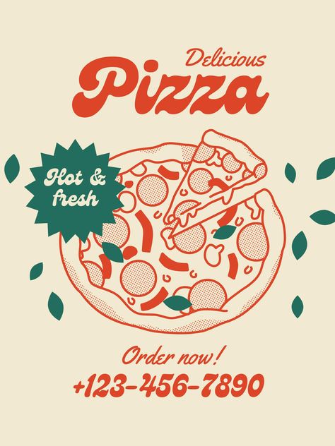 Cutie prints for any room, space, or occasion! Pizza Cartoon, Pizza Poster, Pizza Branding, Pizza Art, Classic Pizza, Pizza Design, Pizza Shirt, Pizza Pizza, Delicious Pizza