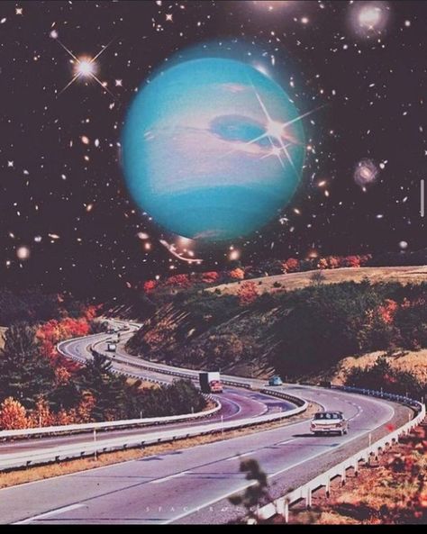 Vintage Space Aesthetic, Space Homescreen, Galaxy Aesthetics, Another World Art, Trippy Universe, Retro Futuristic Aesthetic, Retro Futurism Space, Retro Space Aesthetic, Retro Art Aesthetic