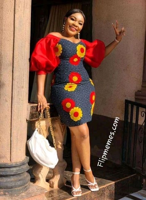 African Dress For Ladies, Simple Ankara Short Gown Styles, Dress For Ladies, Ankara Short Gown Styles, Dress Ankara, African Print Dress Ankara, African Dresses For Kids, Short African Dresses, Best African Dresses