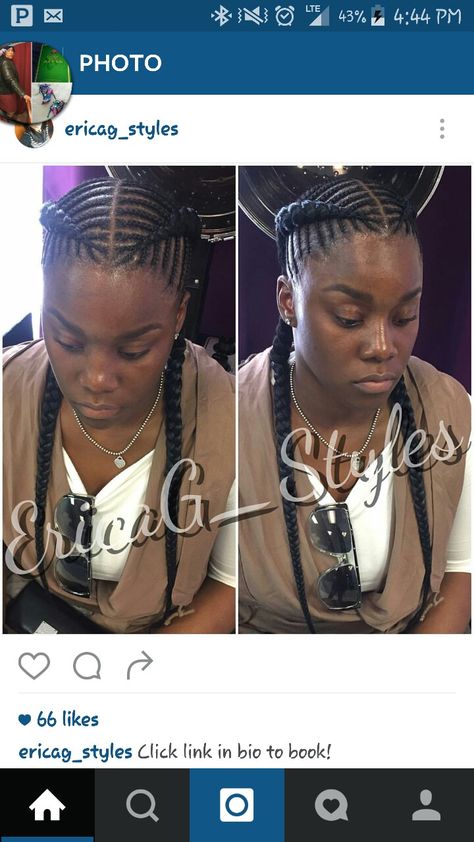 Cornrow French Braid Hairstyles, Allen Iverson Braids For Women, Iverson Braids For Women, Braids For Vacation, Allen Iverson Braids, Natural Cornrows, Ebony Hairstyles, Iverson Braids, Braids Designs