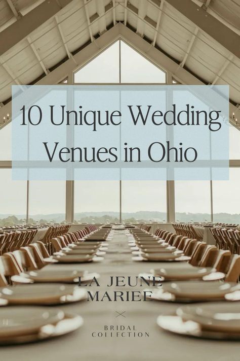 Ohio wedding venues | Ohio wedding | Unique venues | 2025 wedding | Wedding planning Wedding Venues In Ohio, Dayton Ohio Wedding Venues, Northeast Ohio Wedding Venues, Small Wedding Venue Ideas Indoor, Cleveland Wedding Venues, Venues For Weddings Indoor, Ohio Outdoor Wedding Venues, East Coast Wedding Venues, Columbus Ohio Wedding Venues