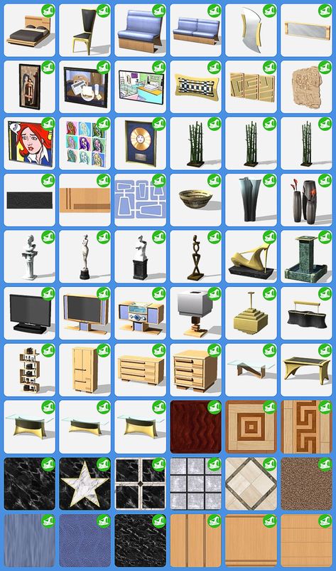 Mod The Sims - *11/5/21 UPDATE* The Sims 4 Glamour Life Stuff! Sims 4 Conversion Cc, Sims 4 Ultimate Collection, Sims 4 Glamour Cc, Luxury Sims 4 Cc, Mods Ts4, Sims 4 Stories, Sims 4 Challenges, Luxurious Furniture, Sims Packs