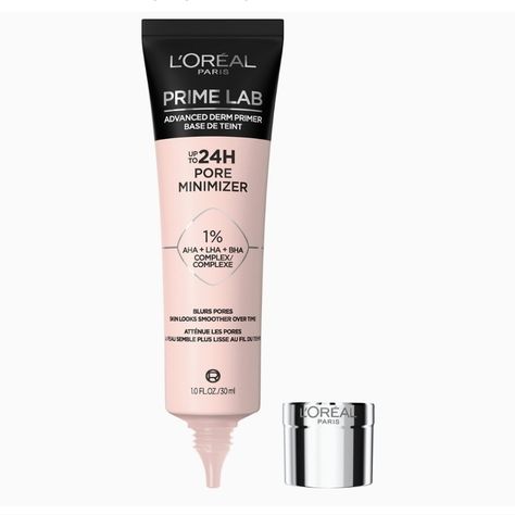 L’oreal Paris’ Prime Lab Advanced Derm Primers Are A Collection Of Skin-Loving Primers That Extend Makeup Wear For Up To 24h And Visibly Improves Skin Over Time. Formulated With Tried-And-True Skincare Ingredients, Each Primer Targets A Specific Skin Need With Its Unique Formulation. Pore Minimizer Brand New Highlighter Application, Pore Minimizer Primer, Loreal True Match, Matte Primer, Mattifying Primer, Pore Minimizer, Cream For Oily Skin, Event Makeup, Aha Bha