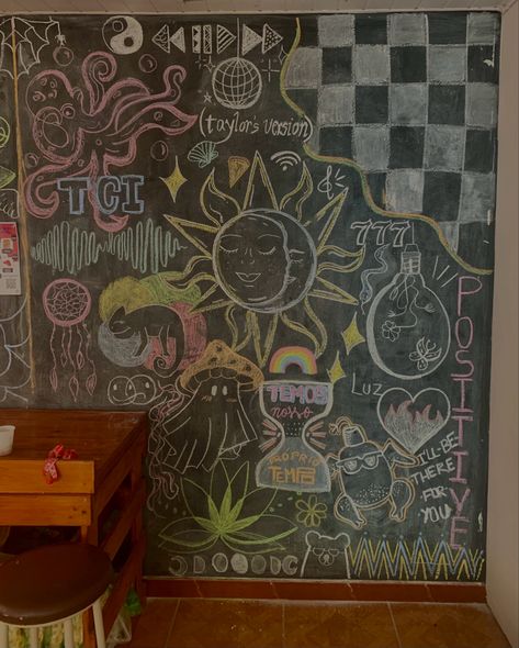 Blackboard Wall Bedroom, Chalk Wall Art, Chalkboard Wall Bedroom, Chalkboard Wall Art, Blackboard Art, Whiteboard Wall, Blackboard Wall, Chalk Wall, Chalkboard Drawings