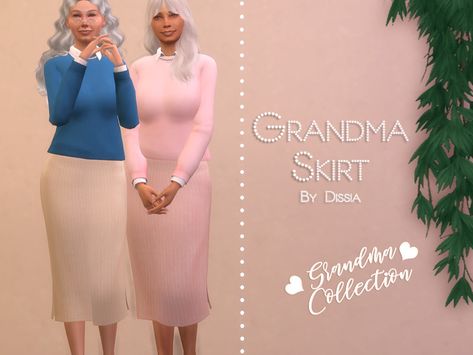 Granny Clothes, Sims 4 Clothing Sets, Grandma Dress, Grandma Clothes, Sims 4 Decades Challenge, Ts2 Cc, Sims 4 Children, Sims 4 Dresses, Sims 4 Toddler