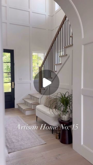 Artisan Home Tour by Parade of Homes Twin Cities on Instagram: "This thoughtfully designed transitional two-story by @pinnaclefamilyhomes is nestled on the beautiful shores of Prior Lake. Come see it for yourself this weekend on the #ArtisanHomeTour! 
——
Builder: @pinnaclefamilyhomes 
Video: @spacecrafting_photography 
Interior Design: @sarahbelldesignstudio 
Styling: @creekwoodhill" 2nd Floor House Design Interior, Home Tour Videos, Cottage Ontario, Tiny Home Tours Videos, Artisan Home, Photography Interior, Second Story, Parade Of Homes, Twin Cities