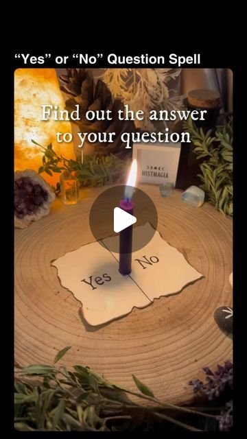 Sarah Ray ☀️ on Instagram: "“Yes” or “No” Questions Spell This is a super easy divination technique with just a piece of paper and a candle. 🕯️📄 - The candle can be any color! - Set your intention and focus on your question. You can also ask or seek guidance from sources of insight such as spirit guides, ancestors, or spiritual entities you resonate with. For example, consider animals known for their insight, like the owl, or if you’re inclined, you can also seek assistance from deities you believe in.  💡 Tip: For more detailed answers, you can even divide the paper into more parts. Just make sure they are equal! courtesy of @mistmagia   #witch #witchcraft #spells #witchy #witchyvibes #witchythings #witchystuff #magicspells #magick #witchaesthetic #witchtips #babywitch #babywitchtips #w Ancestor Candle, Witchcraft Spells, W.i.t.c.h Aesthetic, Paper Candle, Candle Magick, Yes Or No Questions, Baby Witch, Candle Flames, Yes Or No