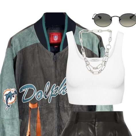 Lauren💌 on Instagram: "Miami Dolphins game inspo🐬" Miami Dolphins Game Day Outfit, Style Bundle, Game Day Outfit, Outfit 90s, Gameday Outfit, Day Outfit, Miami Dolphins, Game Day, Dolphins