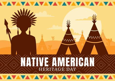 Native American Illustration, Native Sayings, Native American Heritage Day, Heritage Day, American Day, Native American Heritage Month, American Illustration, Hello September, Native American Heritage