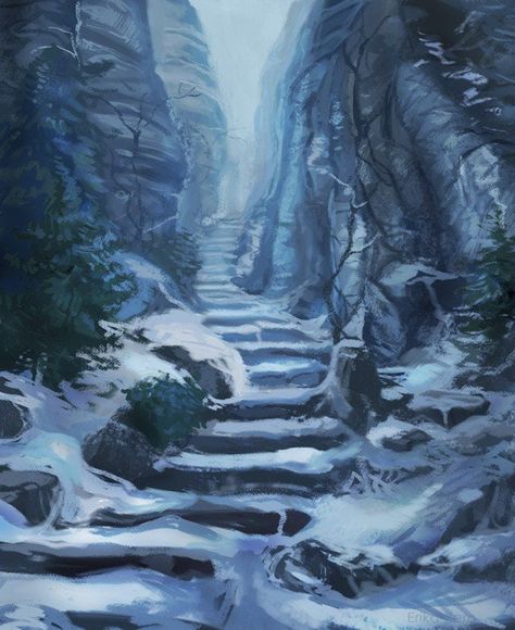 Fantasy Mountains, Icewind Dale, Mountain Pass, Rpg Map, Level Design, Fantasy City, Fantasy Setting, Fantasy Places, Fantasy Map