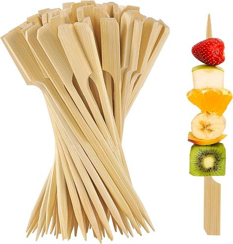 Wooden Skewers, Skewer Appetizers, Fruit Kabobs, Cocktail Picks, Bamboo Skewers, Bride Jewelry, Gold Bride Jewelry, Skewers, Sandwiches