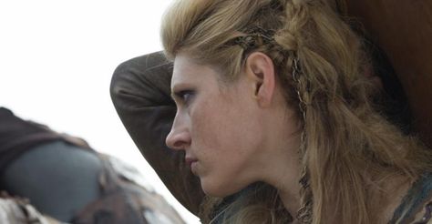 Lagertha Hair, Vikings Lagertha, Viking Braids, Chain Braid, Katheryn Winnick, Viking Hair, Shield Maiden, Viking Style, Woman Crush