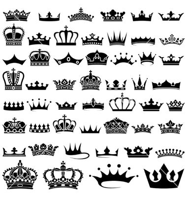 I enjoy the simplicity of these symbols, I could use something like this in my work. Crown Vector, Crown Silhouette, Tattoo Painting, Crown Svg, Crown Tattoo Design, Queen Tattoo, King Crown, Crown Tattoo, Queen Crown