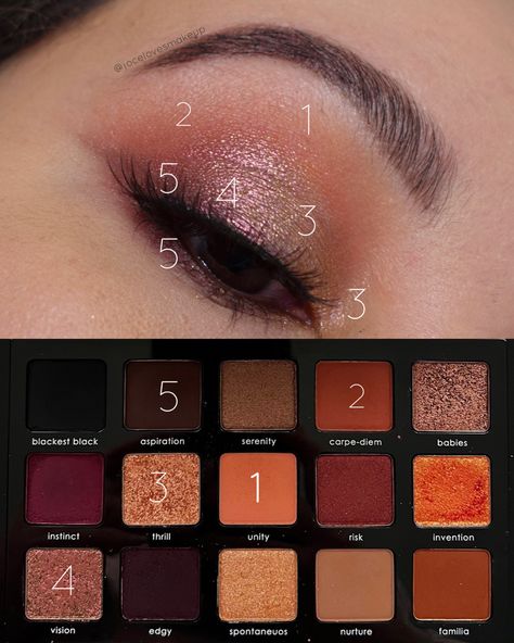 Natasha Denona My Dream Eyeshadow Palette, Natasha Denona My Dream Palette Tutorial, My Dream Palette Natasha Denona Looks, Fall Makeup Palette, Natasha Denona Dream Palette, Natasha Denona Palette Looks, Natasha Denona Eyeshadow Looks, Natasha Denona Glam Palette Looks, Autumn Eyeshadow Palette