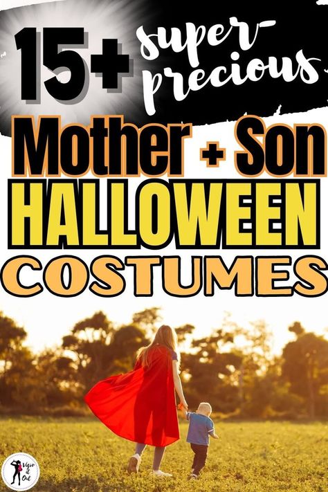 Halloween costumes mommy and me ideas for mother and daughter, mother and son, mom and infant, and gender neutral ideas. These adorable Mom and kids Halloween costume ideas for mom and son, mom and daughter, or mom and baby are simply the best! Mother And Son Costumes, Mommy And Me Ideas, Mommy And Me Halloween Costumes, Mother Son Halloween Costumes, Kids Halloween Costume Ideas, Mom Halloween Costumes, Mom And Son, Mommy And Son, Mother And Son