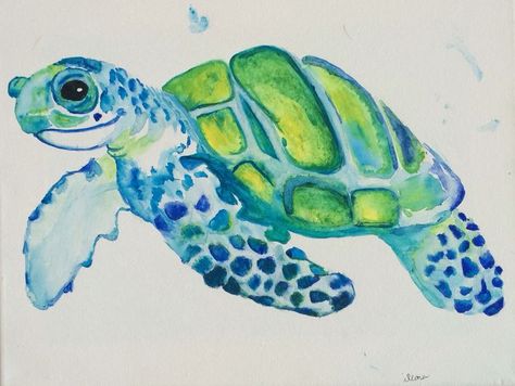 Best 25+ Turtle tattoos ideas on Pinterest | Sea turtle tattoos ... Drawing A Sea Turtle, Watercolor Turtle Tutorial, How To Paint A Turtle, Watercolor Tatoos, Watercolor Timelapse, Sea Turtle Watercolor Painting, Diane Antone, Watercolor Quotes, Watercolor Turtle