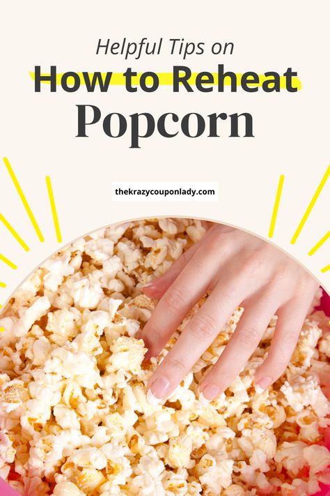 Popcorn is about as appetizing as packing foam once it’s cold. But can you reheat popcorn? Yep, you can. Sure, TikTok made me buy it, but the video platform also is a treasure trove of life hacks, including how to reheat popcorn. Instead of powering through stale popcorn or throwing it away, you can give your snack a second wind by reheating it. But it’s not as simple as throwing it back in the microwave or sticking it in the oven. The Krazy Coupon Lady has the life hacks and tips you need! Stale Popcorn Recipes, Leftover Popcorn, Corn In The Oven, Pretzel Recipes, Copycat Starbucks Drinks, Popcorn Recipes Easy, Tiktok Made Me Buy It, Starbucks Hacks, Stovetop Popcorn