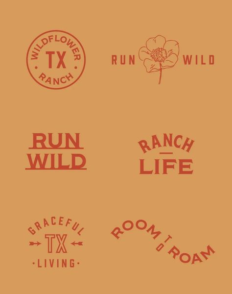 Wildflower Ranch Ranch Branding Design, Texas Graphic Design, Ranch Branding, Western Branding, Park Square, California Ranch, Cowboy Aesthetic, Texas Ranch, Brand Concept