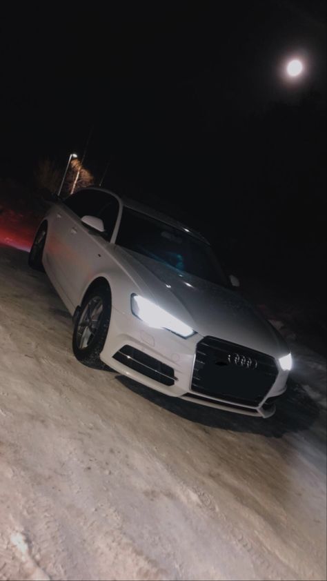 Audi White Car, Audi A6 White, White Audi Aesthetic, Audi Asthetic Picture, Audi Snap, White G Wagon, White Audi, White Cars, Girly Drinks