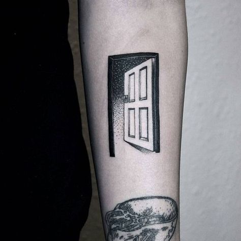 Twilight Zone Door, Door Tattoos, Doors Tattoo, Tattoo Door, Door Tattoo, V Tattoo, Rod Serling, Bad Relationships, Beautiful Flower Tattoos