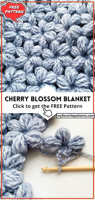 Click the link here to get a Free pattern Cherry Blossom Blanket Free Crochet Pattern Imagine having a cozy blanket covered in beautiful cherry blossoms in your home. Well, you can make one with this free pattern by Danielle Miller! It’s called the “Cherry Blossom Blanket,” and you can find it on a website called […] Flower Crochet Blanket Pattern Free, Cherry Blossom Crochet Blanket, Spring Blanket Crochet, Crochet Cherry Blossom Granny Square, Cherry Blossom Crochet Pattern Free, Cherry Blossom Granny Square, Crochet Cherry Blossom Pattern, Cherry Blossom Crochet Pattern, Spring Crochet Blanket