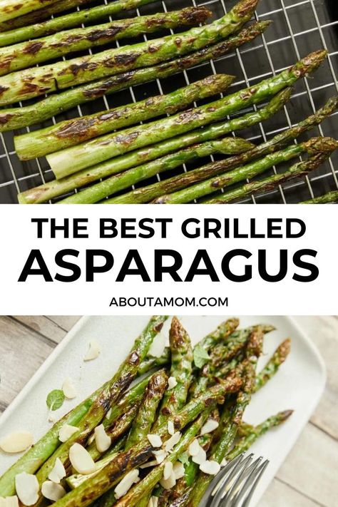 Grill season is here, and so is our perfectly charred Grilled Asparagus! Fresh, vibrant, and bursting with flavor, it's the ultimate summer side dish." Grill Asparagus On Grill, Grill Asparagus, Marinated Asparagus, Cheap Family Dinners, Steak Sides, Budget Dinner, Budget Dinner Recipes, Fancy Salads, Yummy Bites