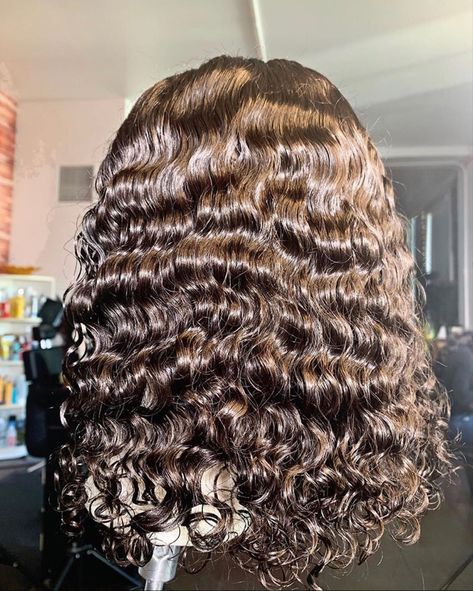 Hair from thefrontalqueen 4 By 4 Closure Wig, Curly Wig Hairstyles, Closure Bob Wig, Frontal Bob Wig, Wig Hairstyles For Black Women, Closure Bob, Frontal Bob, Loose Curly Hair, Curly Bob Wig