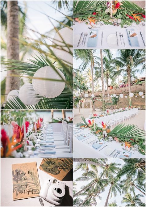 Fiji Wedding Reception, Fiji Wedding, Dream Beach Wedding, Marriage Decoration, Wedding Beach Ceremony, Beach Ceremony, Wedding Dinner, Wedding Tablescapes, Wedding Goals