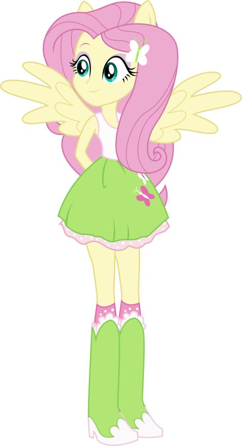 Fluttershy Equestria Girl, Equestria Girls Fluttershy, Fluttershy Equestria, Flutter Shy, Arte Do Kawaii, My Little Pony Equestria, Equestrian Girls, Equestria Girl, Mlp Equestria Girls