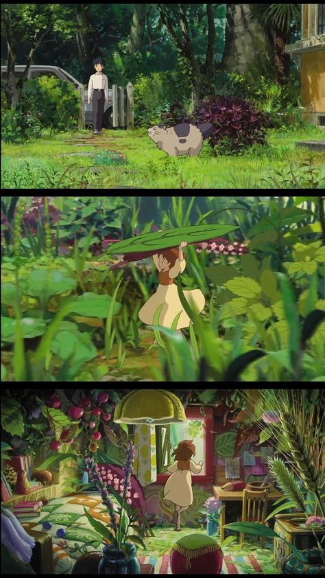 The Secret World Of Arrietty, Secret World Of Arrietty, Hd Wallpaper 4k, The Secret World, Studio Ghibli Art, Garden Fairy, Ghibli Art, Anime Aesthetic, Anime Scenery Wallpaper