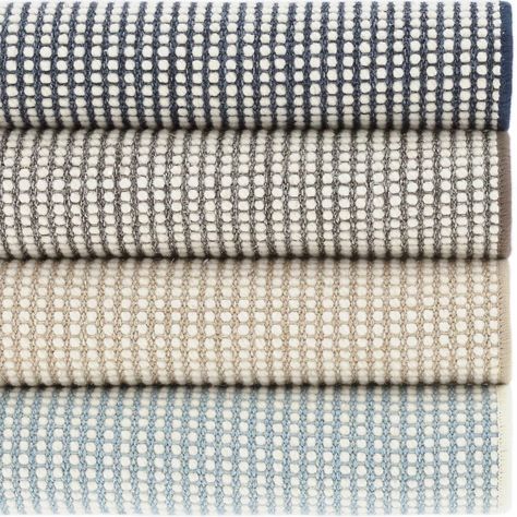 Dash and Albert Rugs Pixel Polka Dots Area Rug in Sky/Ivory & Reviews | Perigold Pixel Sky, Wool Sisal Rug, Maine Cottage, Curtain Rod Hardware, Dash And Albert Rugs, Dash And Albert, Natural Sisal, Roller Shades, Sisal Rug