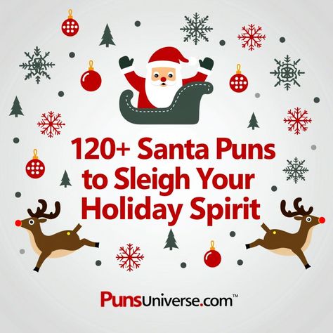 🎅✨ Get ready to sleigh the holiday season with our jolly collection of 120+ Santa puns! From ho-ho-hilarious jokes to festive one-liners, sprinkle some merry on your socials and make spirits bright! Perfect for cards, captions, or just a chuckle. Let's get pun-derful! 🎄😂 #puns #Santa #ChristmasHumor #HolidayCheer #FestiveFun #JingleAllTheWay Santa Puns, Bunny Puns, Snowman Jokes, Holiday Puns, Christmas Puns, Hilarious Jokes, Pun Card, Sleigh Ride, Santa Sleigh