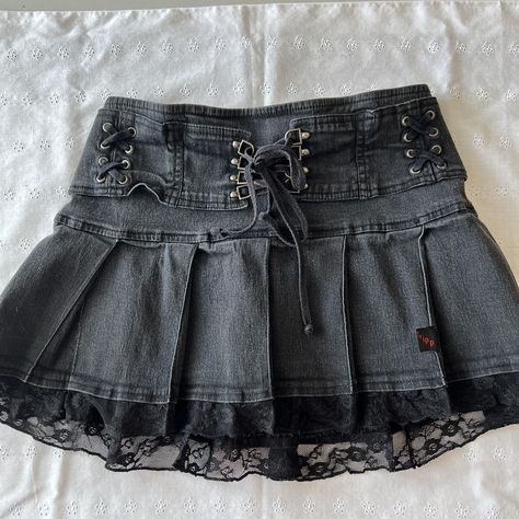 Tripp nyc skirt altered to fit a size s-m #tripp... - Depop Tripp Nyc Skirt, 2000s Fashion Outfits, Tripp Nyc, Baggy Pants, Swaggy Outfits, Mode Inspo, Really Cute Outfits, 2000s Fashion, Fit Inspo