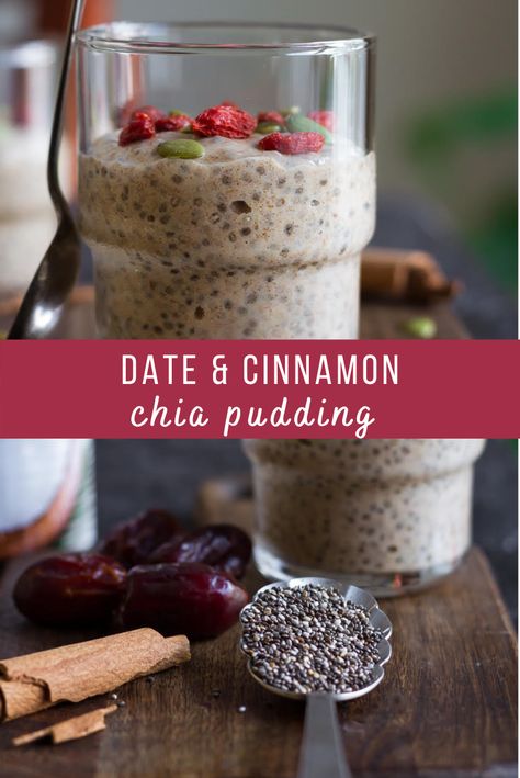 Raw Vegan Chia Pudding, Chia Seed Pudding With Dates, Mandarin Chia Pudding, Date Chia Pudding, Blended Chia Pudding Recipes, Chai Pudding Breakfast, Overnight Chia Pudding Breakfast, Chia Pudding Almond Milk, Chia Seed Pudding Almond Milk