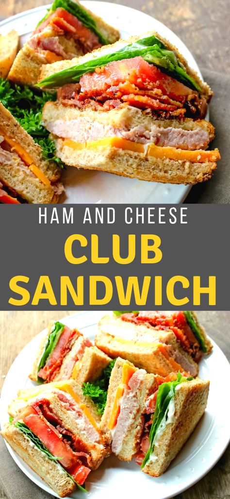 Sweet Sandwiches, Club Sandwich Chicken, Club Sandwich Recipes, Grill Sandwich, Roast Beef Sandwich, Best Sandwich Recipes, Croissant Sandwich, Cold Sandwiches, Dinner Sandwiches