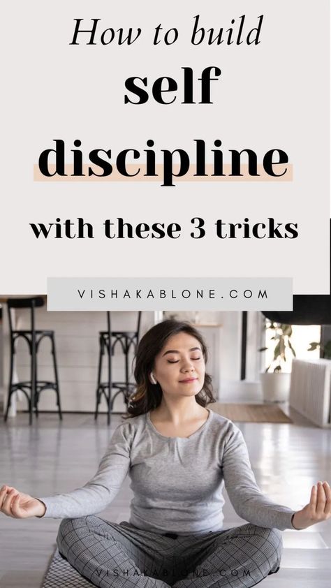 Develop Self Discipline, Build Self Discipline, Discipline Tips, How To Start Exercising, How To Be More Organized, Start Exercising, Inner Work, Personal Growth Plan, Productive Habits