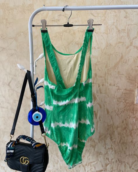 Tie&Dye Green Criss Cross Back Swimsuit Size- Free Size Price-Rs 649 Tie Dye Green, The Chic, Criss Cross, Free Size, Clothing Store, Tie Dye, Dye, Green, Clothes