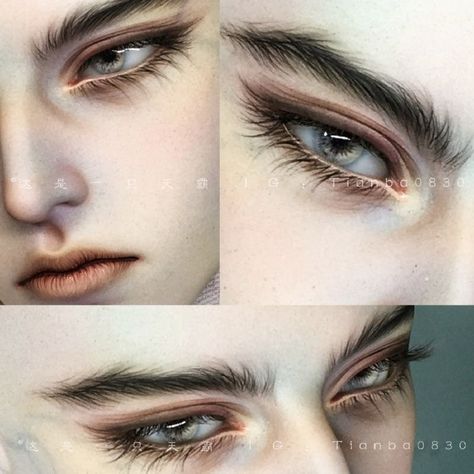 Doll Face Paint, Doll Aesthetic, Fantasy Art Dolls, Princess Art, Eye Shape, Anatomy Reference, Handsome Man, 판타지 아트, Bjd Doll