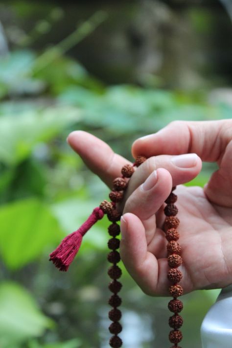 Meditation with a mala Yoga Mala Beads, Mahadev Hd Wallpaper, Meditation Photos, Mahakal Shiva, Rudraksha Mala, Rudraksha Beads, Shiva Parvati Images, Lord Shiva Statue, Hanuman Pics