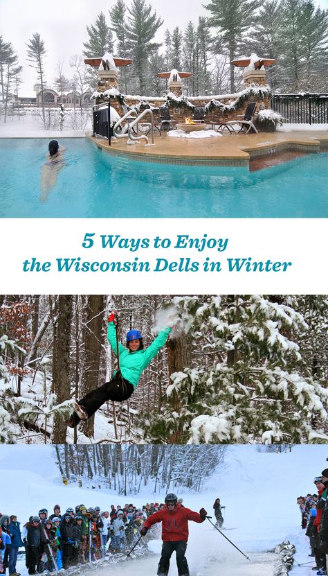 Winter brings great new ways to enjoy the Wisconsin Dells! 5 tips: http://www.midwestliving.com/blog/travel/5-great-ways-to-enjoy-the-dells-winter/ Wisconsin Dells Winter, Wisconsin In Winter, Travel Outfit Winter, Wi Dells, Midwest Winter, Wisconsin Winter, Winter Car, Road Trip Car, Midwest Travel