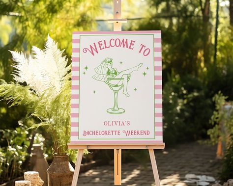 Margs and Matrimony Bachelorette welcome sign template, bride in margarita glass welcome poster editable, AA076 Welcome Sign Template, Welcome Poster, Bachelorette Weekend, Sign Templates, Welcome Sign, Bridal Shower, Wedding Decorations, Decorative Items, Shower