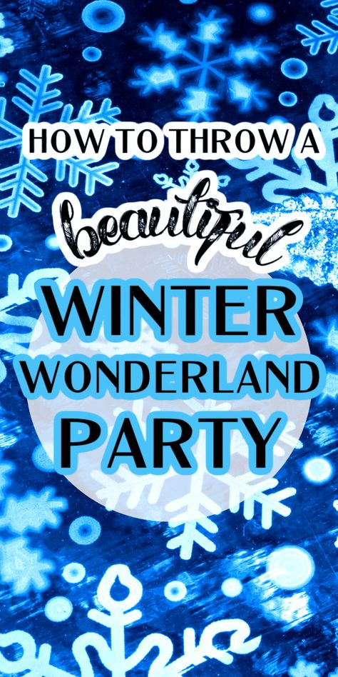 Best Winter Wonderland Christmas Party Ideas Christmas Party Themes For Adults, Snowflake Theme Party, Ideas For Christmas Party, Winter Party Games, Winter Wonderland Christmas Party, Winter Wonderland Party Theme, Winter Wonderland Birthday Party, Winter Party Themes, Wonderland Party Decorations