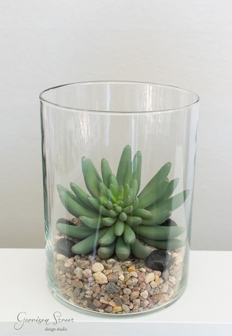 My Favorite Decorating Hack | Glass Hurricanes 5 Ways | Garrison Street Design Studio Candle Vase Filler Ideas, Summer Vase Filler Ideas, Glass Lantern Filler Ideas, Patio Centerpiece Ideas, Ideas For Glass Vases, Spring Vase Filler Ideas, Glass Vase Decorating Ideas, Decorative Vase Filler Ideas, Glass Containers Decoration