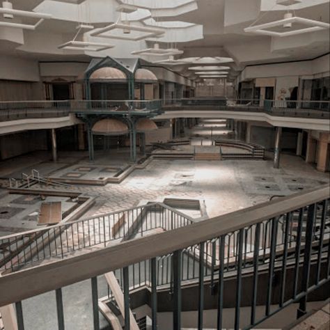 plaza | playing with fire | l.j. shen | book aesthetic Abandoned Shopping Malls, Abandoned Mall Aesthetic, Liminal Space Mall, Abandon Mall, Liminal City, Mall Abandoned, Liminal Mall, Northridge Mall, Abandoned Mall