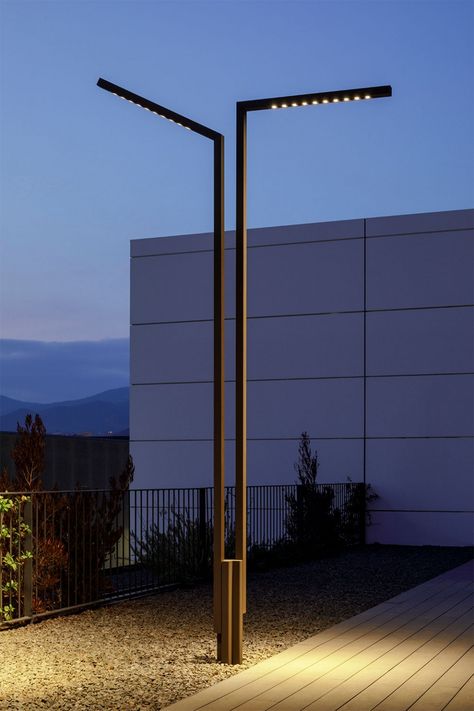 Street Light Design, Urban Landscape Design, Urban Lighting, Light Pole, Urban Furniture, Street Lights, Street Furniture, Street Design, Street Lamp