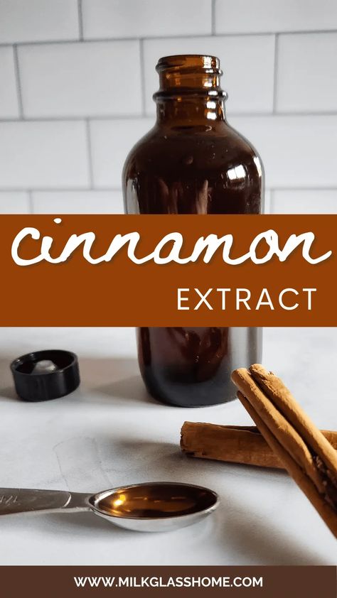 Homemade Cinnamon Extract, Cinnamon Extract Recipes, Homemade Extracts Recipes, How To Make Homemade Vanilla Extract, Butter Extract Recipes, How To Make Extracts Homemade, Diy Cinnamon Extract, How To Make Cinnamon Extract, Mexican Vanilla Recipes