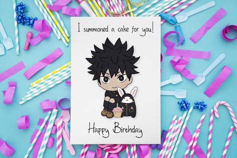 #jujutsukaisen #megumifushiguro #jjkmegumi #jjkfanart #jjkspoilers #jjkposter #jujutsukaisenspoiler #megumi Anime Birthday, Megumi Fushiguro, Jujutsu Kaisen, Jujutsu, Christmas Card, Card Ideas, Birthday Cards, Christmas Cards, Happy Birthday