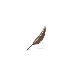 Quill logo design template Royalty Free Vector Image Quill Logo, Logo Design Women, Logo Design Illustration, Desktop Background Pictures, Feather Art, Desktop Background, Game Icon, Vector Png, Logo Design Template