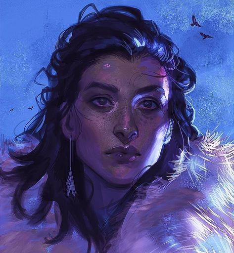 Diana Novich on Instagram: “Sketch-y using a reference found on Pinterest. 🐺 The weather is getting cold and windy, I am f r e e z i n g.  #art #artistsofinstagram…” Warrior Angel, Creation Art, Fantasy Portraits, Arte Inspo, Character Portraits, Fantasy Character Design, Pretty Art, Character Design Inspiration, Drawing Inspiration